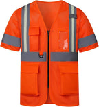 A-SAFETY High visibility Luminous vest Class 3