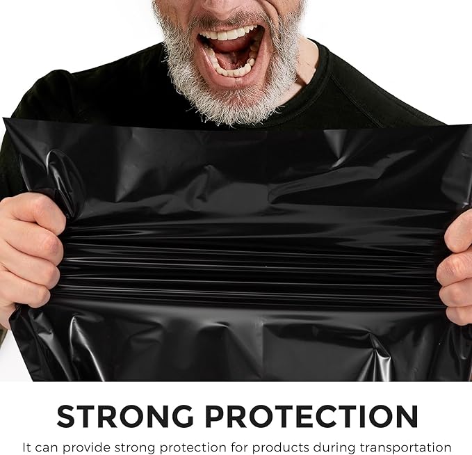 Metronic Poly Mailers 10x13 100 Pcs | Small Shipping Bags for Clothing | Mailing Bags for Small Business, Shipping Envelopes,Packing Bags in Black