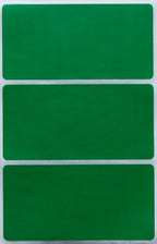 Royal Green Rectangular Stickers Color-Coding Labels for Organizing, Moving, and Storage Boxes 4" x 2" Stickers to Write On Name Tags, 300-Pack (Green)