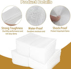 50 Pack 8''x12'' Cushion Foam Pouches, Moving Supplies for Dishes, Packing Foam for Dishes & Cups, Glass Packing Paper and Plate Protectors for Moving Fragile Items (200x300x1MM)