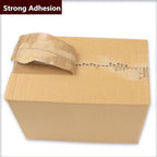 CHUANGSEED Packing Tape with Dispenser – 6 Rolls Brown Shipping Tape (2.4Mil x 1.88” x 60 Yards), Heavy Duty Box Sealing Tape for Moving, Packaging, Office, Warehouse