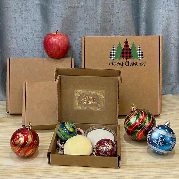 8x8x2 inch Shipping Boxes，Bulk 28 Pack，Brown Corrugated Mailers Cardboard Literature Mailer Box for Packaging Business, Mailing,Moving and Storage，Small Gift Boxes for Wrapping Mailing Present