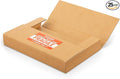 9x6x1.3 inch Corrugated Cardboard Boxes, Multi-Depth CD DVD Shipping Boxes with Fragile Stickers for Mailing, Storing, Packaging, Brown, 25 Pack
