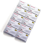 Officemate Premium #1 Paper Clips, 1,000 Paper Clips (10 Boxes of 100 Each) (99916) , Silver