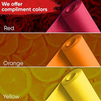 36" x 1200" (100 ft) Red Kraft Paper (Case of 9 Rolls), 45 lbs Thickness, Kraft Paper for School, Art Colored Paper, Gift Wrapping Paper, Packing Paper for Moving