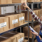 Tacnology 12 Rolls 3600 Labels Compatible with DYMO 30256 2-5/16" X 4" Adhesive Shipping Labels, Direct Thermal Labels Used with DYMO Label Writer 450, 450 Turbo, 4XL, Rollo & Zebra Desktop Printers