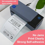 L LIKED 150 PCS 4"x6" Thermal Shipping Labels, White Perforated & Strong Adhesive Direct Thermal Labels (1 Roll), for Postage, Mailing & Shipping