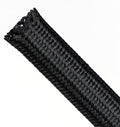 Polyamide Cable Sleeve, 10ft Flexible Expandable Braided Sleeving, Cable Management Sleeve for TV Computer Office Home Entertainment (Black, 1")