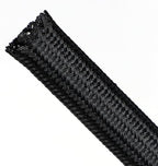 Polyamide Cable Sleeve, 10ft Flexible Expandable Braided Sleeving, Cable Management Sleeve for TV Computer Office Home Entertainment (Black, 5/8")
