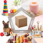 CRUGLA 40 Packs Shipping Boxes 6x6x6, Corrugated Cardboard Brown Mailing Box Bulk for Packing