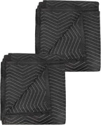 2 Pack Moving Blankets 40x 72" Moving Pads for Furniture Protection Quilted Packing Shipping Blankets for Furniture Moving Supplies