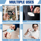 500 Pack 5mil 2.25“x3.75" Thermal Laminating Pouches Badge Laminate Pouches Clear Laminated Luggage Tags Printable Laminator Pouches for Business Permits Cards (500, 2.25“x3.75"-5mil)
