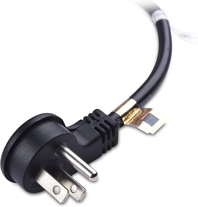 Cable Matters 2-Pack Low Profile Flat Plug Extension Cord (Power Extension Cable) 15 Feet (NEMA 5-15P to NEMA 5-15R)
