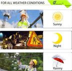 Reflective Mesh Safety Vest for Men Women with 8 Pockets and Zipper Front High Visibility Mesh Vest Hi Vis Construction Work Vest,Meets ANSI/ISEA Standards(EKH1-Yellow-M)