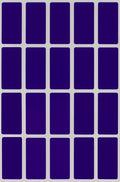 Royal Green Rectangle Sticker Colored File Labels in Royal Blue 1.57 inch x 0.75 inch (40mm x 19mm) - 1000 Pack