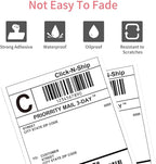 L LIKED 4000 Thermal Labels 4" x 6" Perforated Industrial Thermal Shipping Labels with 3" Core, (Commercial Grade)