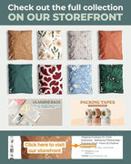 Poly Mailers 14.5x19-25 Pack Biodegradable Shipping Bags for Clothes and Large Items - Impack Self-Seal Waterproof Thick Mailing Envelope for Accessories & Clothing - Space Blue Leaf