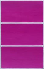 Royal Green Rectangular Name Tag Stickers Color-Coding Labels for Organizing, Moving, and Storage Boxes 4" x 2" Stickers to Write On Name Tags, 45-Pack (Purple)