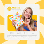 Metronic Cute Poly Mailers 6x9" 1200Pcs, Colorful Polka Dots Shipping Bags for Clothes, Self Adhesive Shipping Envelopes Waterproof Mailers Poly Bags Packaging Mailing Bags for Small Business