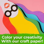 18" x 1200" (100 ft) Pack of 10 Rolls USA-Made Multi-Color Kraft Paper Rolls, 45 lbs/66 GSM – Colored Kraft Paper for Packing, Crafts, DIY Projects, Gift Wrapping – Non-Toxic, Safe for Kids