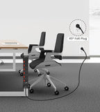 Heavy Duty Power Strip,6 Outlets Metal Power Strip with Individual Switch & Cord Management,Mountable Surge Protector 1200J,10FT Extension Cord (Black,10 FT)