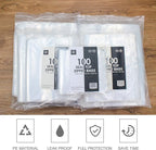 13" X 18" (500 Bags) 2 Mil Clear Reclosable Zip Plastic Poly Bags with Resealable Lock Seal Zipper