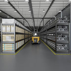 68" Wide Garage Shelving Unit, 68" W x 24" D x 68" H, Heavy Duty Garage Storage Shelves,3500 LBS Capacity, Industrial Adjustable Shelves for Basement Warehouse, 2 Pack