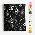 10x13 Poly Mailers – Celestial Magic – Waterproof, Tear-Resistant Shipping Bags with Adhesive Seal – 100 Pack – Package Mint