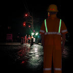 A-SAFETY Reflective Mesh Vest Class 3,with Pockets and Zipper
