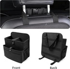 Car Seat Organizer，Universal Fit for Front & Back Seats-Hanging Letters/Legal Folders/Laptops and Tablets，Compatible with Cars, Trucks, and Vans