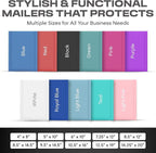 Black Extra Large Poly Bubble Mailers 14.25x20 inch #7 | Self Seal Large Padded Envelopes | Air Cushioned Bubble Mailer | Usable Size 14.25x19 Lightweight Mailing Shipping Bags| 50 Pack Bulk