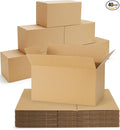 Shipping-Boxes-11x6x6 Inches: 40 Pack Shipping-Boxes-Mailers, Brown Corrugated-Cardboard-Boxes for Packing Small Business Mailing