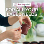 NextDayLabels - 1 Inch Round Circle Stickers - Matte White Blank Laser/Inkjet Printer Labels (50 Sheets, 3150 Labels)