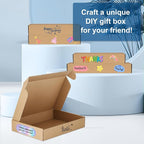 Famagic 7x5x2 Small Mailing Boxes - 25 Pack Brown Shipping Boxes for Small Business, Corrugated Cardboard Mailer Boxes for Packaging, Bulk