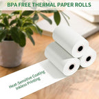 (10 Rolls) 3 1/8" x 230' Thermal Receipt Paper Rolls, Cash Register POS Thermal Paper, Credit Card Rolls Thermal 3 1/8 in x 230 ft.