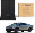 LASFIT Premium Extra Thick Truck Bed Mat for Tesla Cybertruck 2025/2024/2023 Base/Cyberbeast 6FT Car Bed Liner Cybertruck Accessories | Custom Fit TPE All Weather Pickup Rear Trunk Cargo Mat, Black