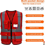 A-SAFETY XSmall construction vest red