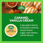Green Mountain Coffee Roasters Caramel Vanilla Cream, Keurig Single Serve K-Cup Pods, Light Roast Coffee, 60 Count, (6 Packs of 10)