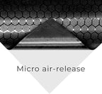 VViViD+ Honeycomb Matte Black Medium Pattern Car Wrap Vinyl (3ft x 5ft)