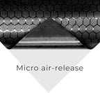 VViViD+ Honeycomb Matte Black Medium Pattern Car Wrap Vinyl (1.5ft x 5ft)