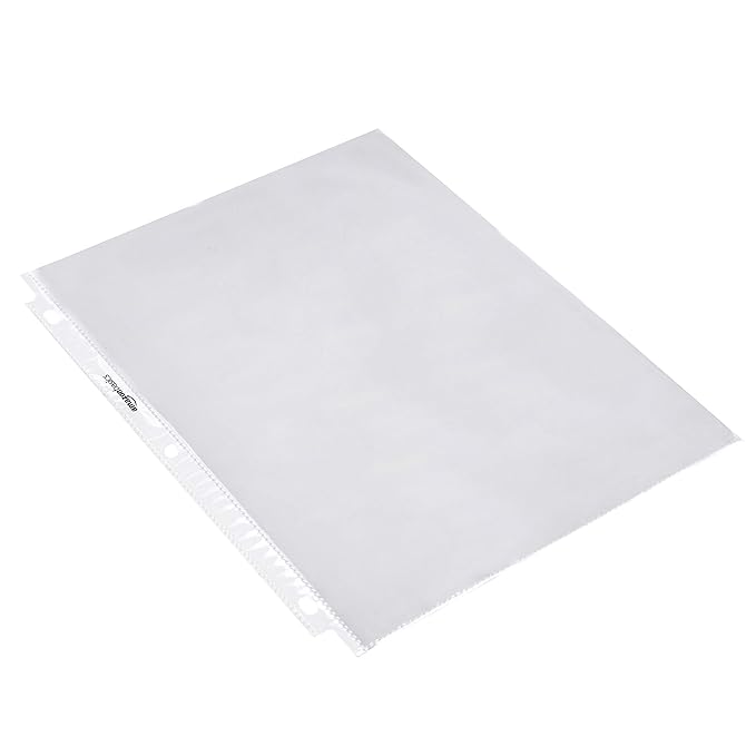 Amazon Basics Sheet Protector, 2000 Count (Pack of 1) , Clear
