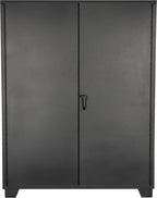 Jamco Tool Storage Cabinets with Bin Mounts, Model DE, Includes 230 Bins, 60-Inch W x 24-Inch D x 78-Inch H, Red Bins