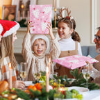 Metronic Christmas Poly Mailers 10x13" 100 Pack, Pink Christmas Tree Shipping Bags for Clothes, Cute Snowflake Shipping Envelopes Mailers Poly Bags Small Packaging Mailing Bags for Small Business