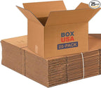 BOX USA Shipping Boxes 16"L x 13"W x 10"H, 25-Pack Medium Corrugated Cardboard Boxes for Shipping, Mailing, Packing, Packaging and Storage