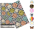 6x9 Poly Mailers – Smiles Checkerboard – Waterproof, Tear-Resistant Shipping Bags with Adhesive Seal – 200 Pack – Package Mint