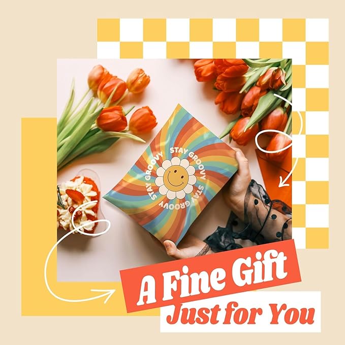 Metronic Cute Poly Mailers 6x9" 1200pc Shipping Bags for Clothes,Self Adhesive Shipping Envelopes for Small Business,Waterproof Mailers Poly Bags for Shipping,Packaging Mailing Bags Rainbow Smile Face