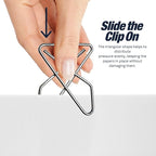 Performore Butterfly Paper Clips | 1.4mm Thick | 1.6 x 1.2 Inch | 50-Pack | Durable Metal Clips for Crafting & Sewing | Paper, Fabric & DIY Project Holders