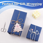 Vanhench Navy Blue Wrapping Paper 17.5"×963" (80 1/4FT), Birthday/Fathers Day Wrapping Paper, Art Craft Paper, Bouquet Flower Poster, Blue Bulletin Board Paper 80GSM55LB
