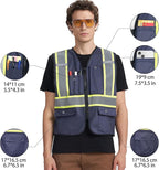 A-KSAFETY Custom High Visibility Reflective Safety Vest with logo