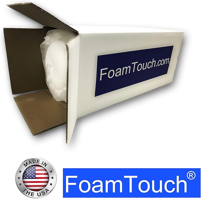 FoamTouch Upholstery Foam Cushion High Density 3'' Height x 30'' Width x 72'' Length